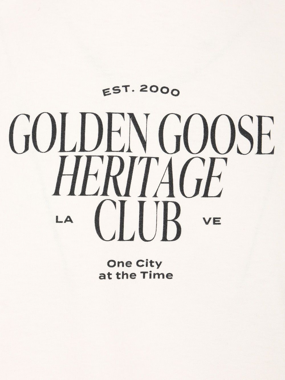 Golden Goose Deluxe Brand Journey T-Shirt - Bianco | 64b3c28367f7cb22b703b8a6ef4913a5d4f2c404