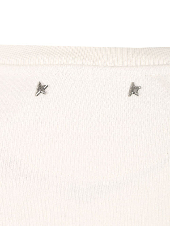 Golden Goose Deluxe Brand Journey T-Shirt - Bianco | ea19310b144133204edf8e235299d04d40cf952e