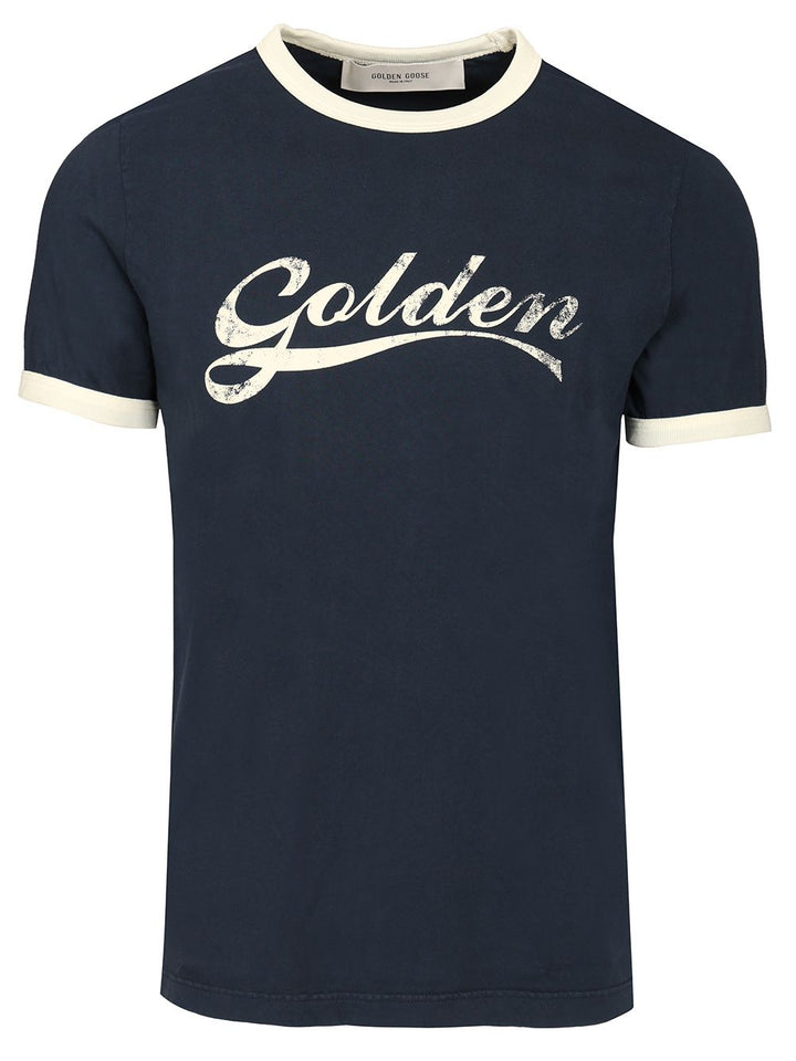Golden Goose Deluxe Brand Journey T-Shirt - Blu | b08e68f896bdfa039a90c55ff276e4766c2844b9