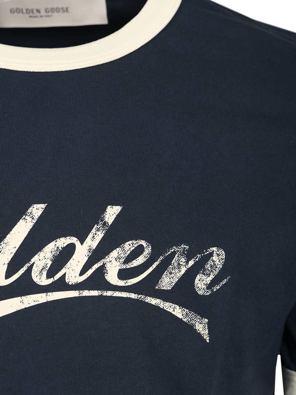 Golden Goose Deluxe Brand Journey T-Shirt - Blu | f910f0ac7ffed3270f2bea35f81258dd1aa90f1f
