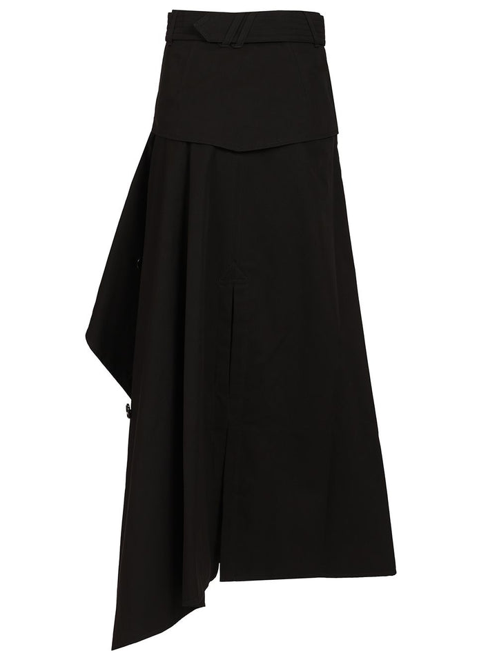 Burberry Asymmetrical Trench Skirt Gonne - Nero | 7a98181df78a67dd94f7cd1844e30dcffd7b430b