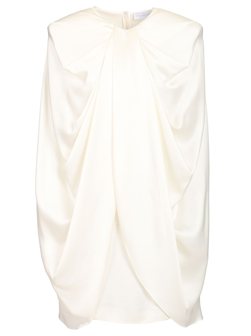 Stella Mccartney Cape Mini Dress Abiti - Bianco | 514a7c2422176890f56c531fcea48d556640ca12