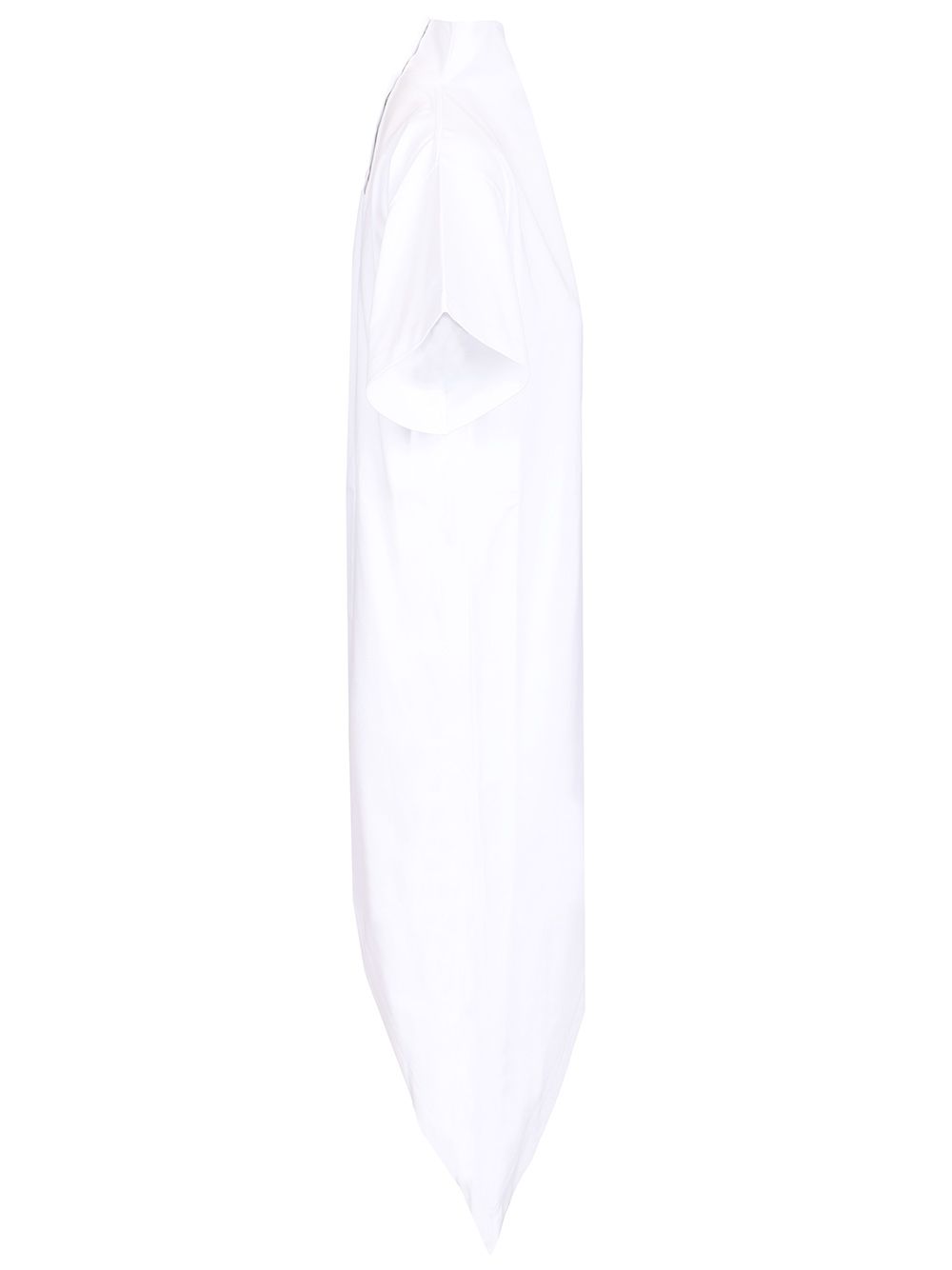 AlaÏA Triangle Tshirt Cotton Jersey T-Shirt - Bianco | c95609da305475af2cac709ce740fe30f0081550