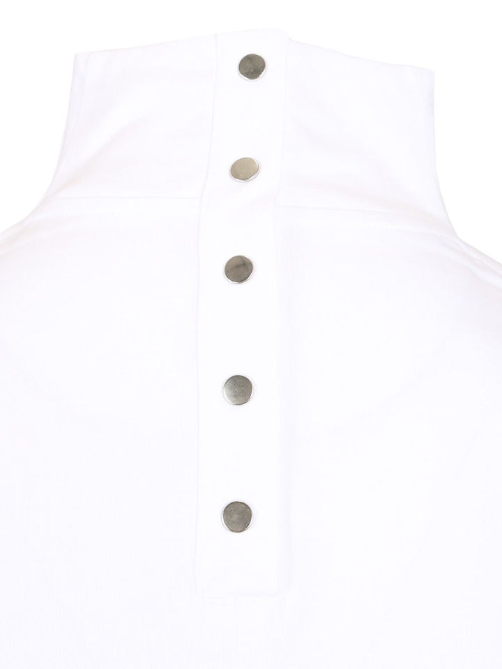 AlaÏA Triangle Tshirt Cotton Jersey T-Shirt - Bianco | d7c3decde72ed952b8d98b99b00ce8eef93e57a4
