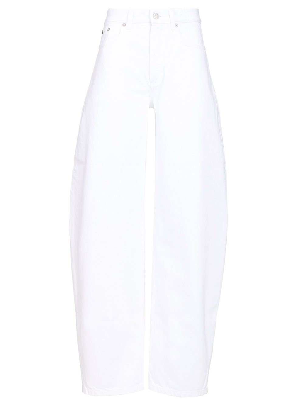 AlaÏA Rounded Trousers Jeans - Bianco | a0e3dd105ecd2bc98ae95fd2dcbe56965f0cde93