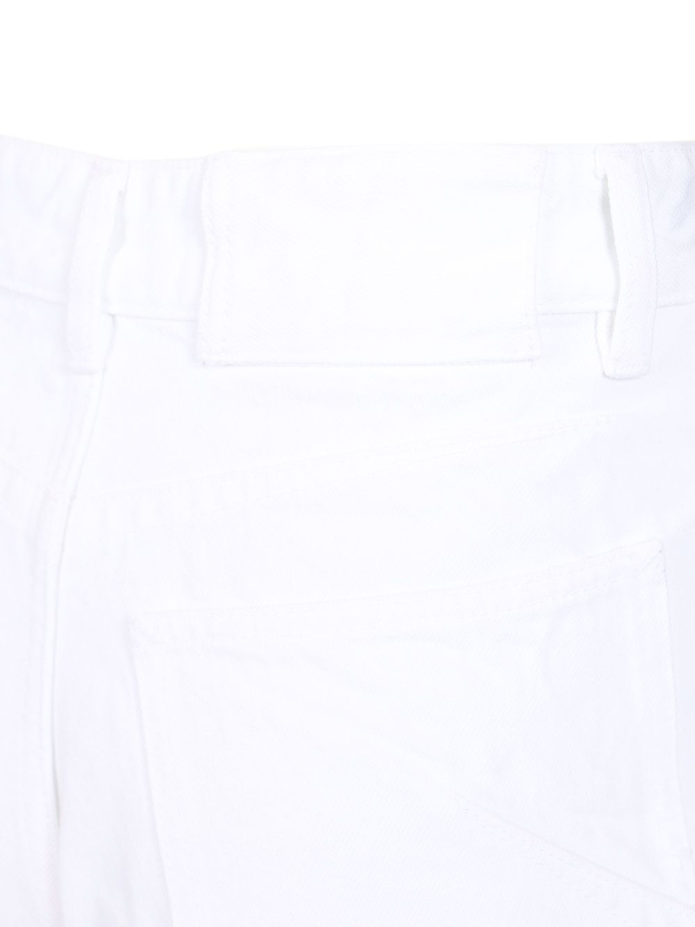 AlaÏA Rounded Trousers Jeans - Bianco | 526ed4a18813c57b3d21a17a9817aef9dd19e552