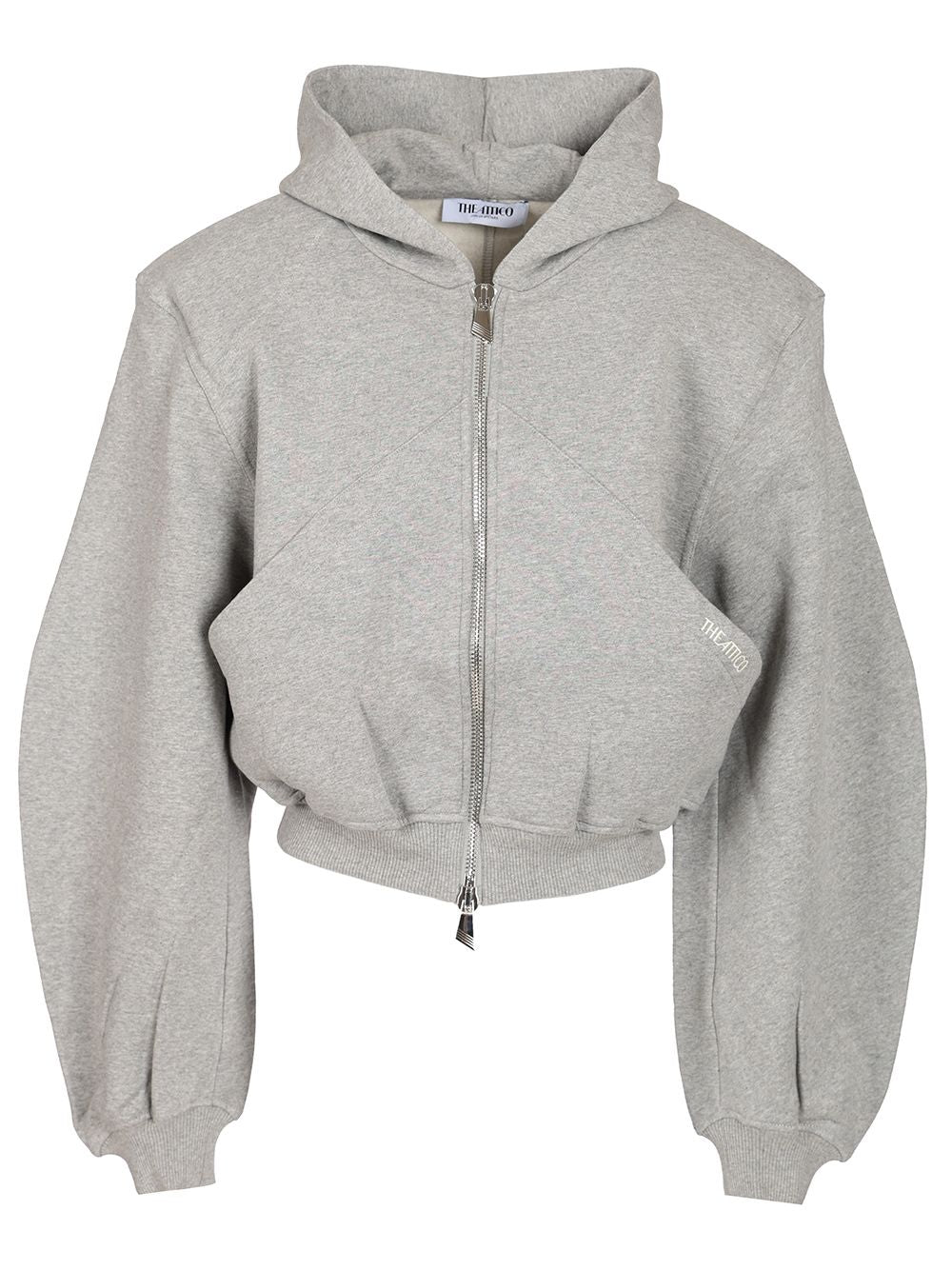 The Attico Hoodie Sweatshirts - Grey | 6028829e9c72dd8e0db6a1ad1fce9284470a43f5