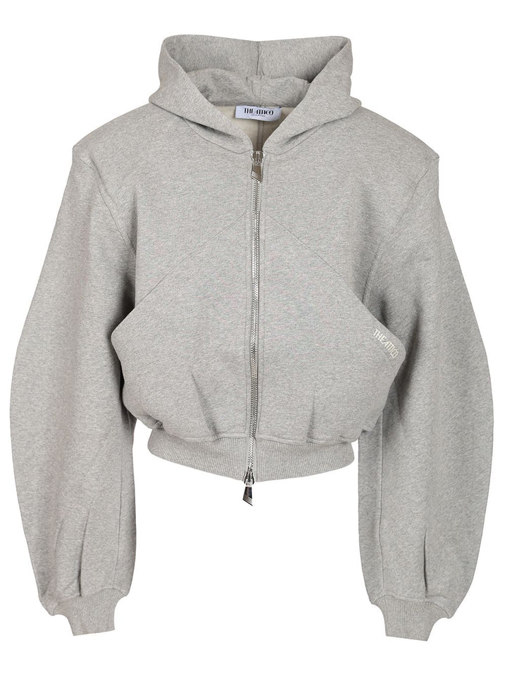 The Attico Hoodie Sweatshirts - Grey | 6028829e9c72dd8e0db6a1ad1fce9284470a43f5