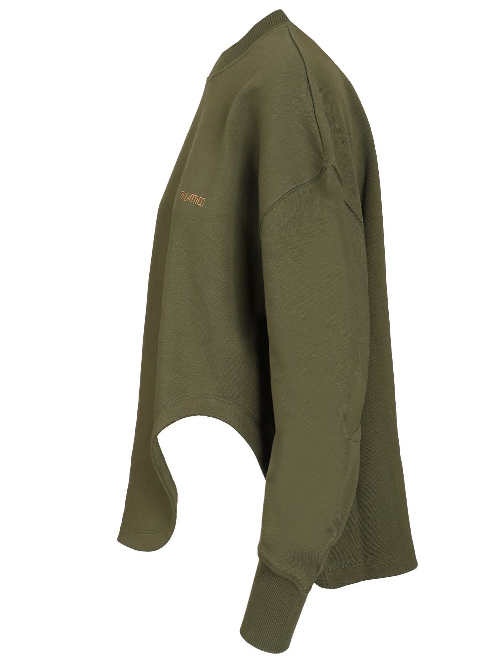 The Attico Sweatshirt With Embroidered Logo Sweatshirts - Verde | d2f1f1dd4776d200d60ddbcb1502125ab68ebb9c