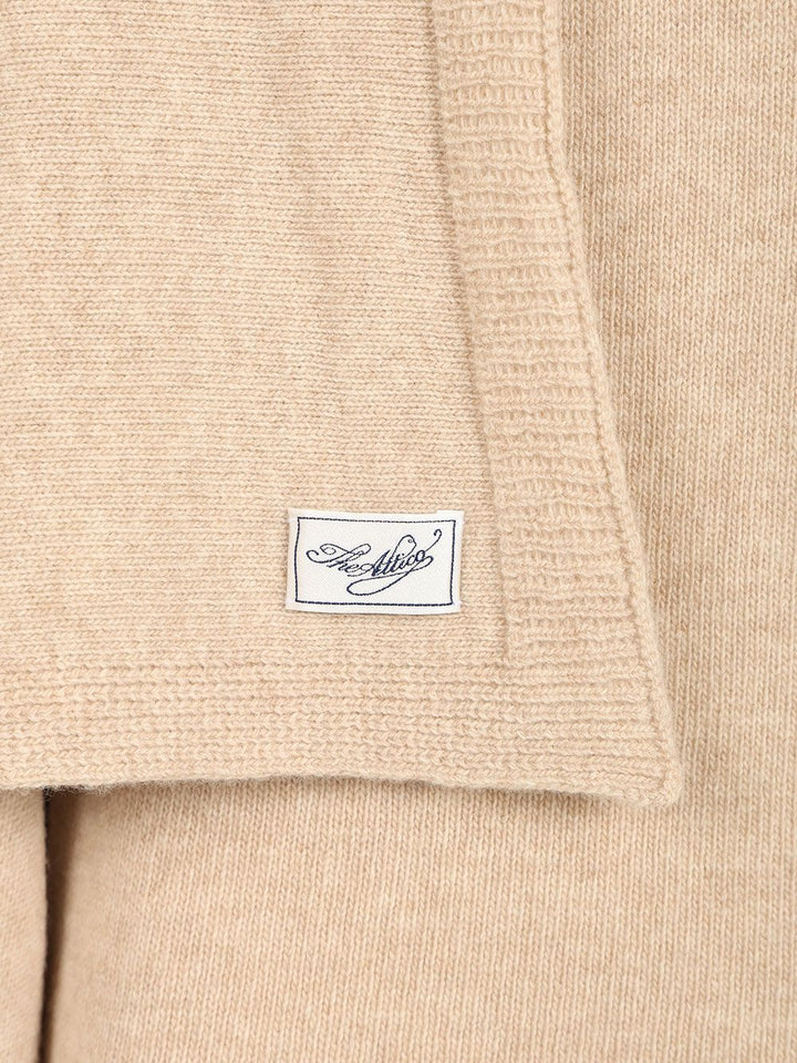 The Attico Sweater With Draped Details Knitwear - Beige | 6a930ca274be24f7c4db1d6d68e7f5f905950296