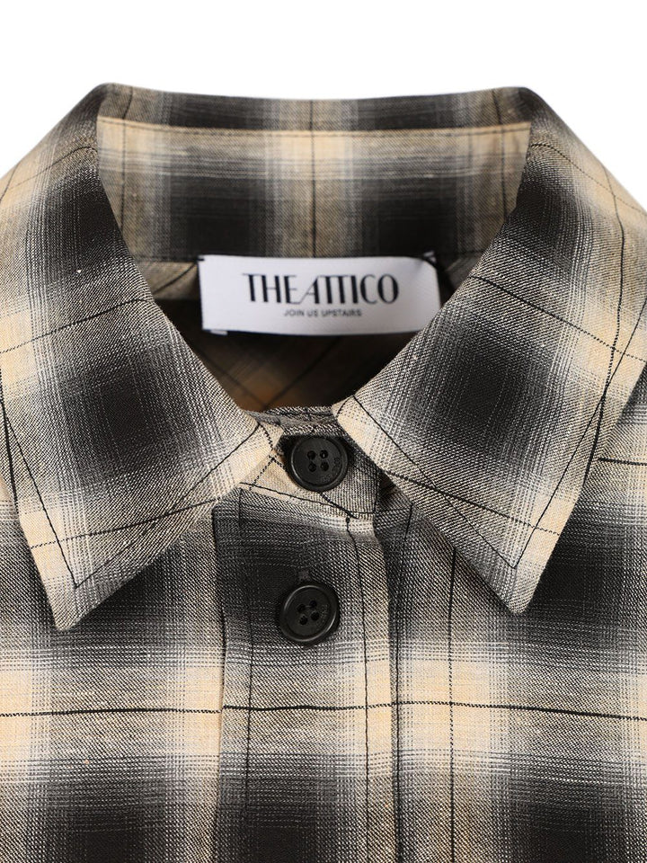 The Attico Checked Shirt Shirts - Multicolor | 0bad71c0746e531f93796d0ae4e686cb3204252a
