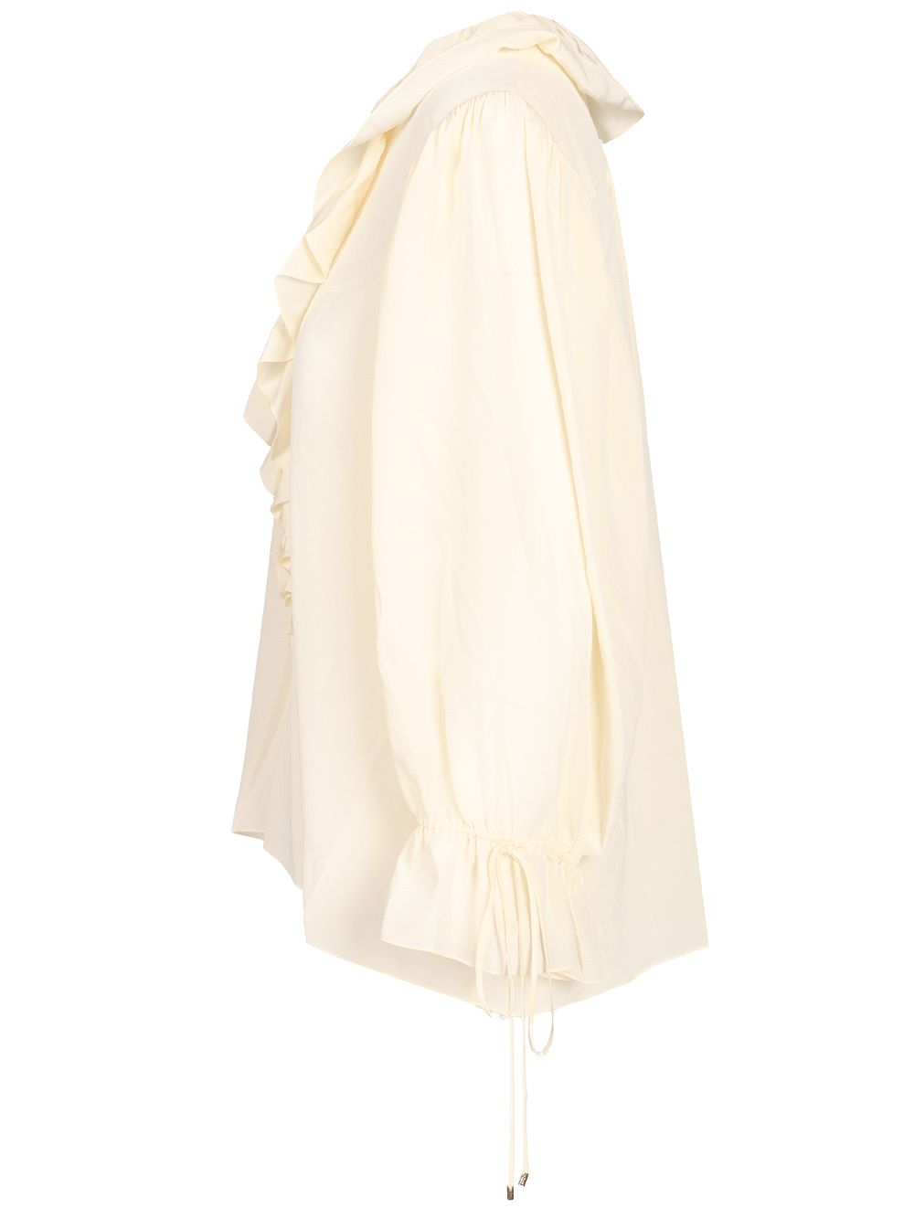 Chloe' Long-Sleeved Shirt Knitwear - Bianco | 8b69b7a8d263c0bfafd56431961768cbcc89a91e