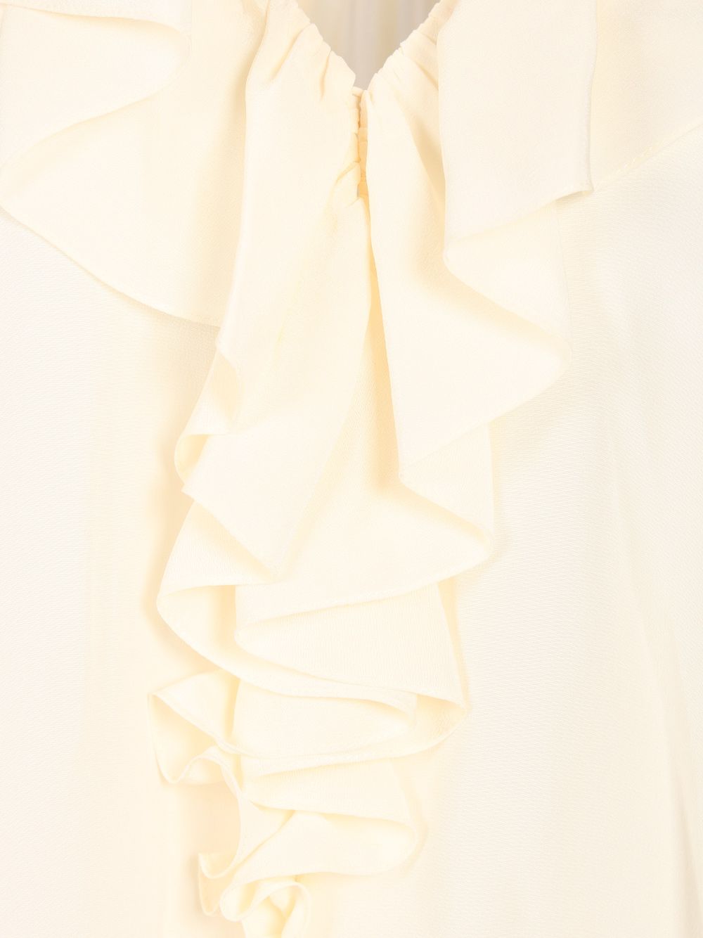 Chloe' Long-Sleeved Shirt Knitwear - Bianco | 1f2724729f13cd376c59227f9c4b639498386f25
