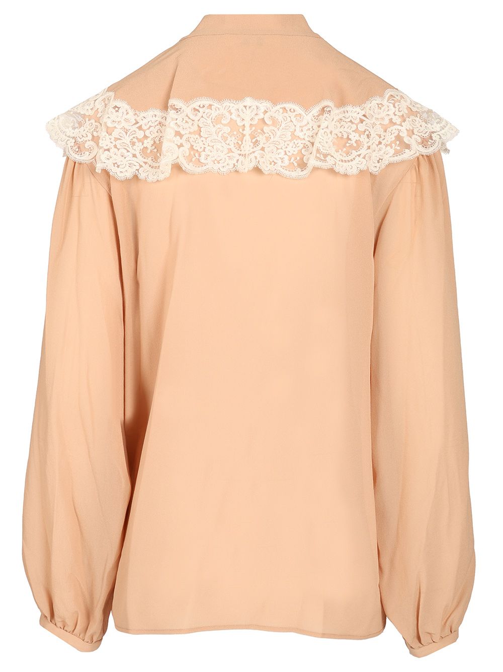 Chloe' Shirt With Laces Knitwear - Rose | 849b661f3a7272fd26e776856f56f2506239697e