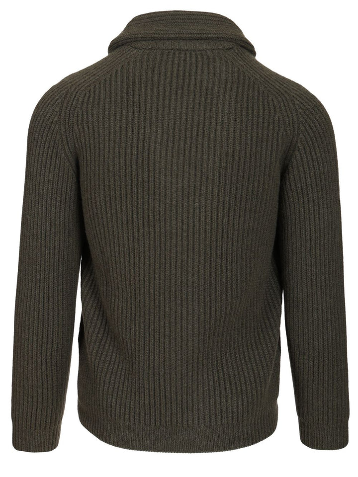Fedeli Cardigan Scialle 100 Cachemire Knitwear - Verde | a259c91f721e3e8c415fd34cbe3e9aed32c43177