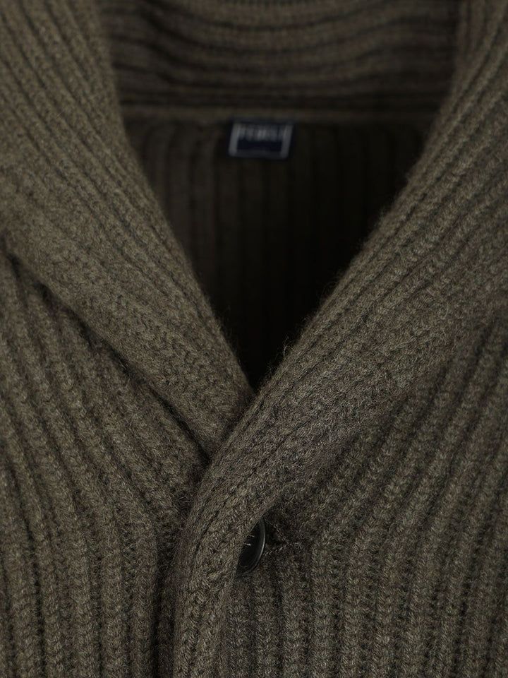 Fedeli Cardigan Scialle 100 Cachemire Knitwear - Verde | 8c8c1b2324f57bb476fbf2c1e15026d74da93f59