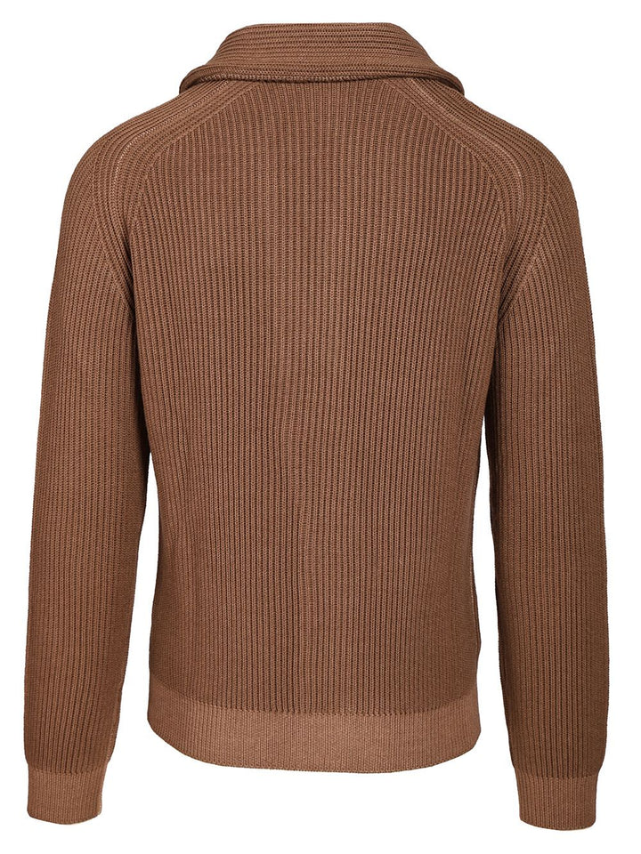 Fedeli Shawl Cardigan Knitwear - Marrone | ffb30cd859b3ec7d40d2b0de3dbc0c3776c179af