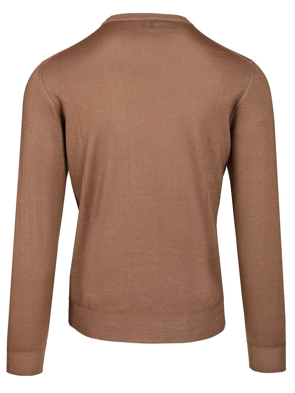 Fedeli Giro Fissato Al Sale 100 Merinos Knitwear - Marrone | 6ddf1859b93bdee24485025569879dec1a222dac