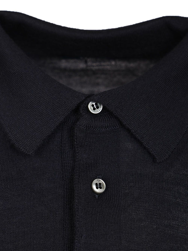 Fedeli Polo 70 Cach 30 Seta Knitwear - Blu | fb1f6beb6f2feffb23c8a514d959efa5de2137a8