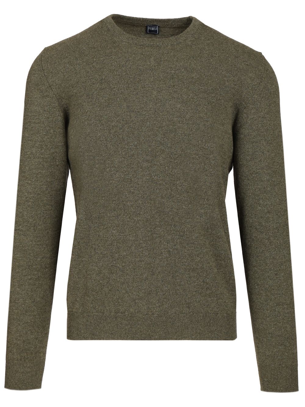 Fedeli Crew Neck Sweater Knitwear - Verde | 6d79ea5c1a68a5a16cd60d01ef4aea0b70b39886