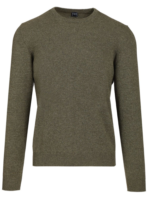 Crew Neck Sweater Green Knitwear