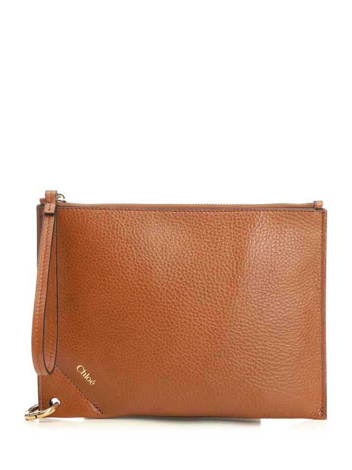 Chloe' Chloé Spin Small leather goods - Marrone | 7846755c777b6c5cc57fd89271e54d4d4897b1ee