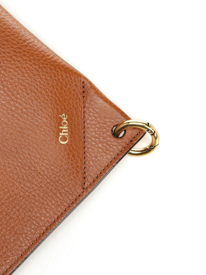 Chloe' Chloé Spin Small leather goods - Marrone | 2e9570bbde6645fe7ccb9b81619e85d3779aee0a