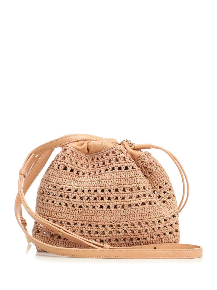 Chloe' Summer Banana Shoulder Bags - Beige | f76ac95d6520836a405b71177d283e9771493d4b