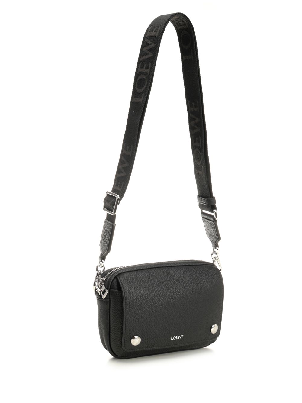 Loewe Messenger Pebble Crossbody Bags - Nero | 3cfe41a073c5a5f542646ad5e406ac6b2aaf4312