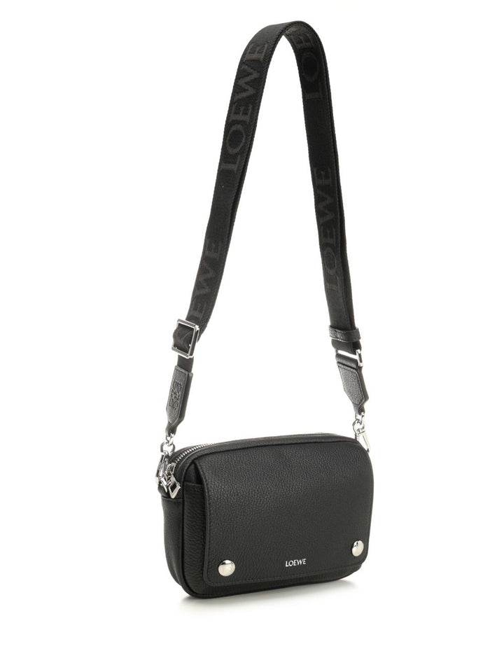 Loewe Messenger Pebble Crossbody Bags - Nero | 3cfe41a073c5a5f542646ad5e406ac6b2aaf4312