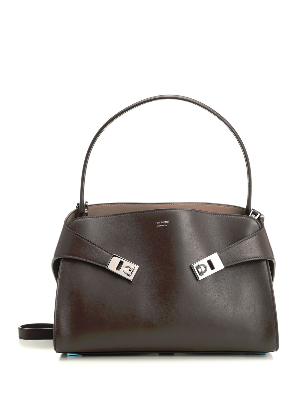 Ferragamo Hug Soft Shoulder Bags - Marrone | 8c0fcbbd009bf6baa17854a68df41f814e153ee0