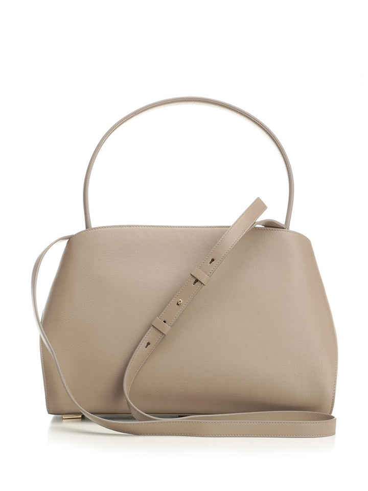 Ferragamo Hug Shulder Small Soft Bicolor Shoulder Bags - Beige | 5a15b178ee74418f357efeabe3f10ea734027b84