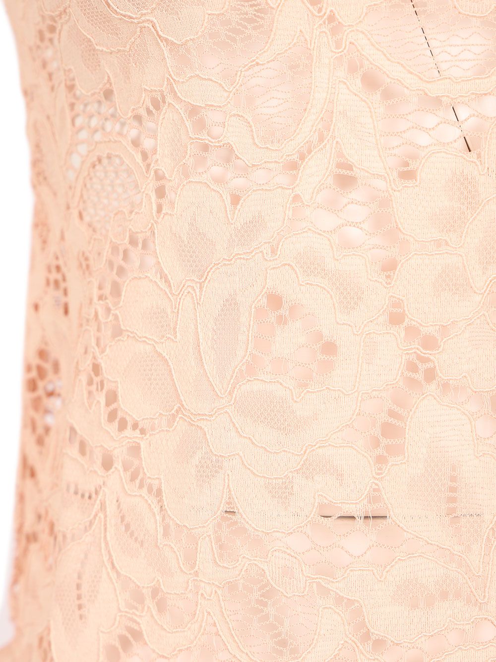 Self-Portrait Beige Bodysuit In Flesh-Colored Lace Top - Beige | 52fa45dab789c6add07aca641428f417c93b466f