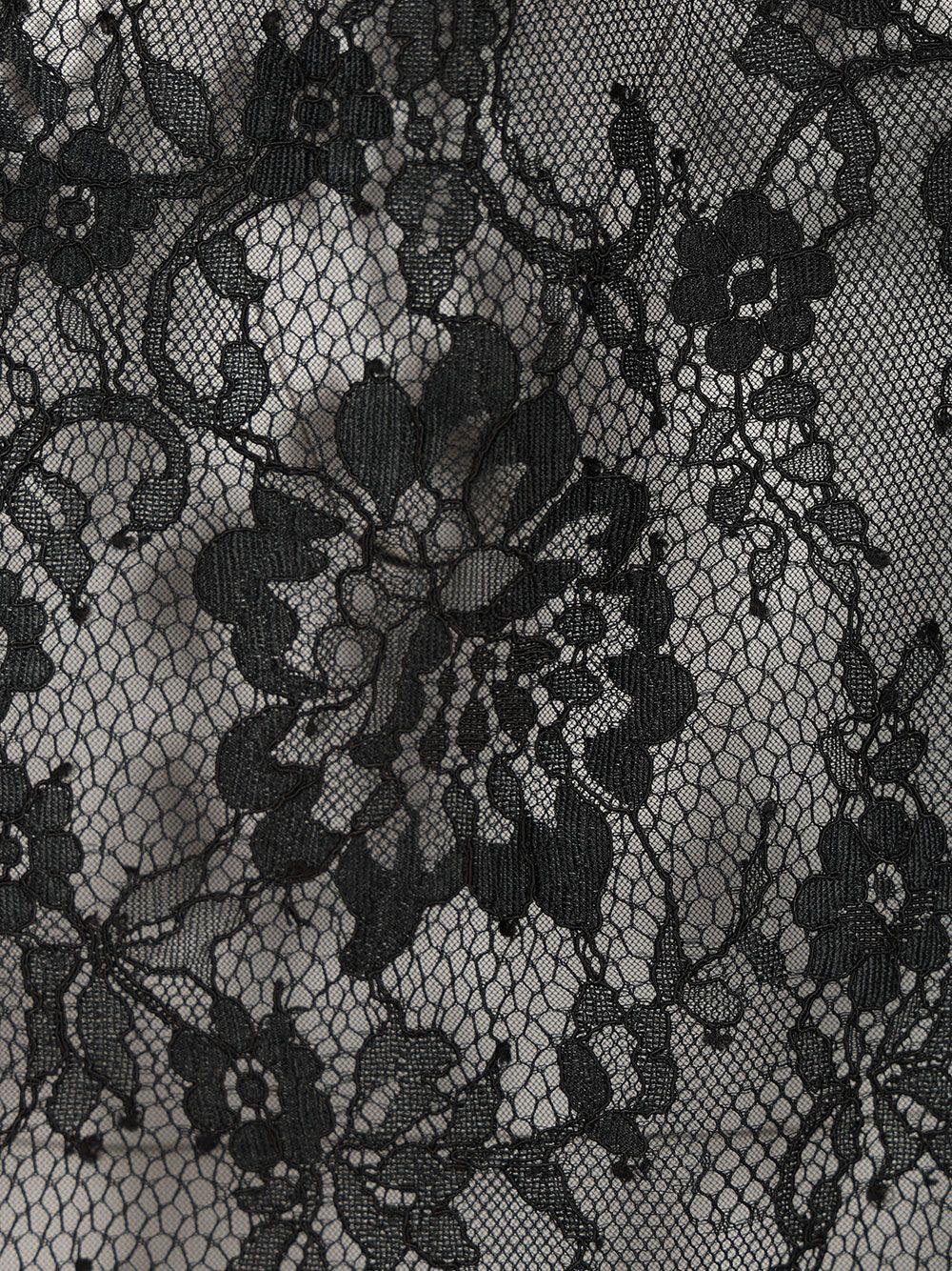 Self-Portrait Lace Blouse Top - Nero | 63527ec0038798b3517bf9100810e99539caace5