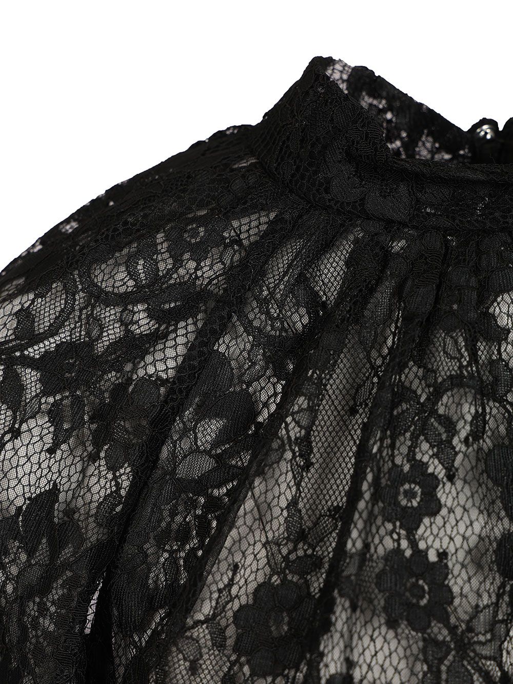 Self-Portrait Lace Blouse Top - Nero | bbc7ce64673e4b5e39718b6b08b73b2dbf640230