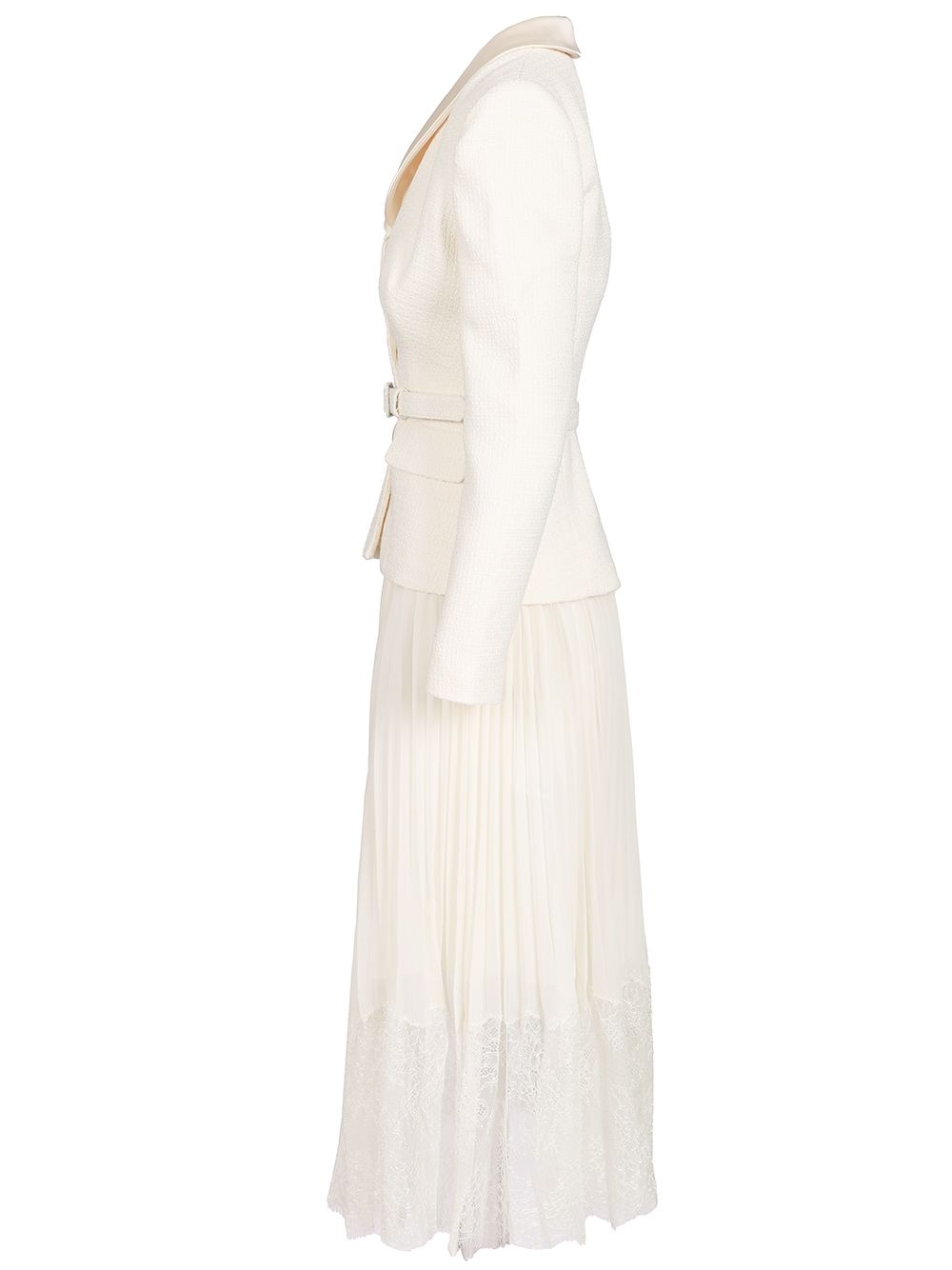 Self-Portrait Midi Dress Abiti - Bianco | 46d8e18ad2425ff1e0bf343bf9307585e6c1744c