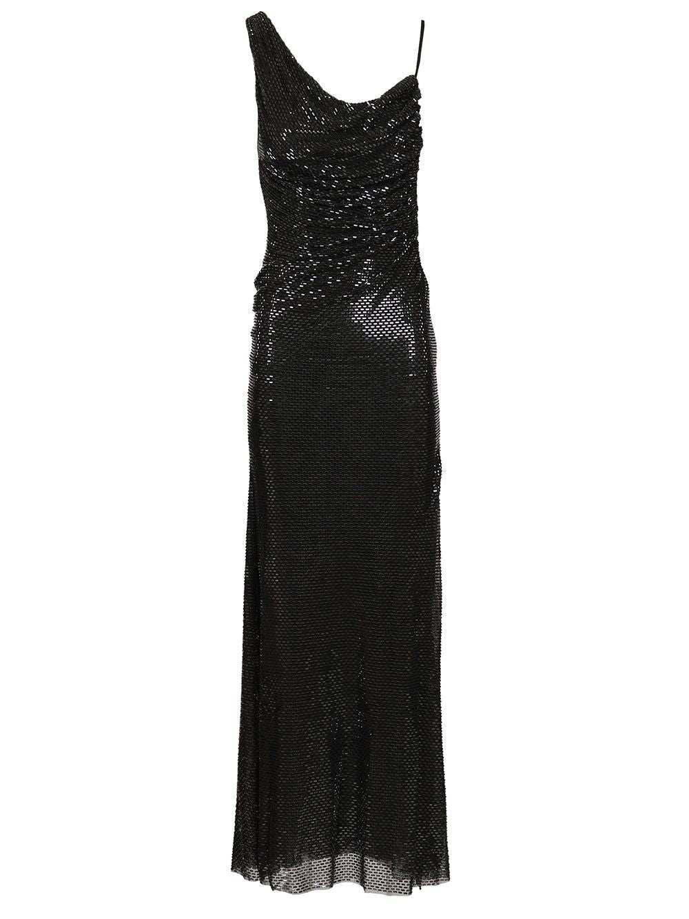 Self-Portrait Draped Dress Abiti - Nero | 2c5ebee11fd8c7d112d96086c96289a1031e25eb