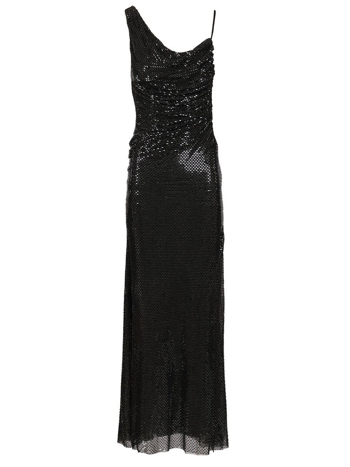 Self-Portrait Draped Dress Abiti - Nero | 2c5ebee11fd8c7d112d96086c96289a1031e25eb