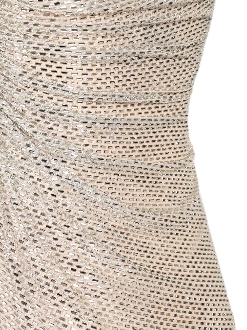 Self-Portrait Draped Mini Dress Abiti - Beige | ffa6477bce08e0f65396d569a7d09fef45d4fbcb