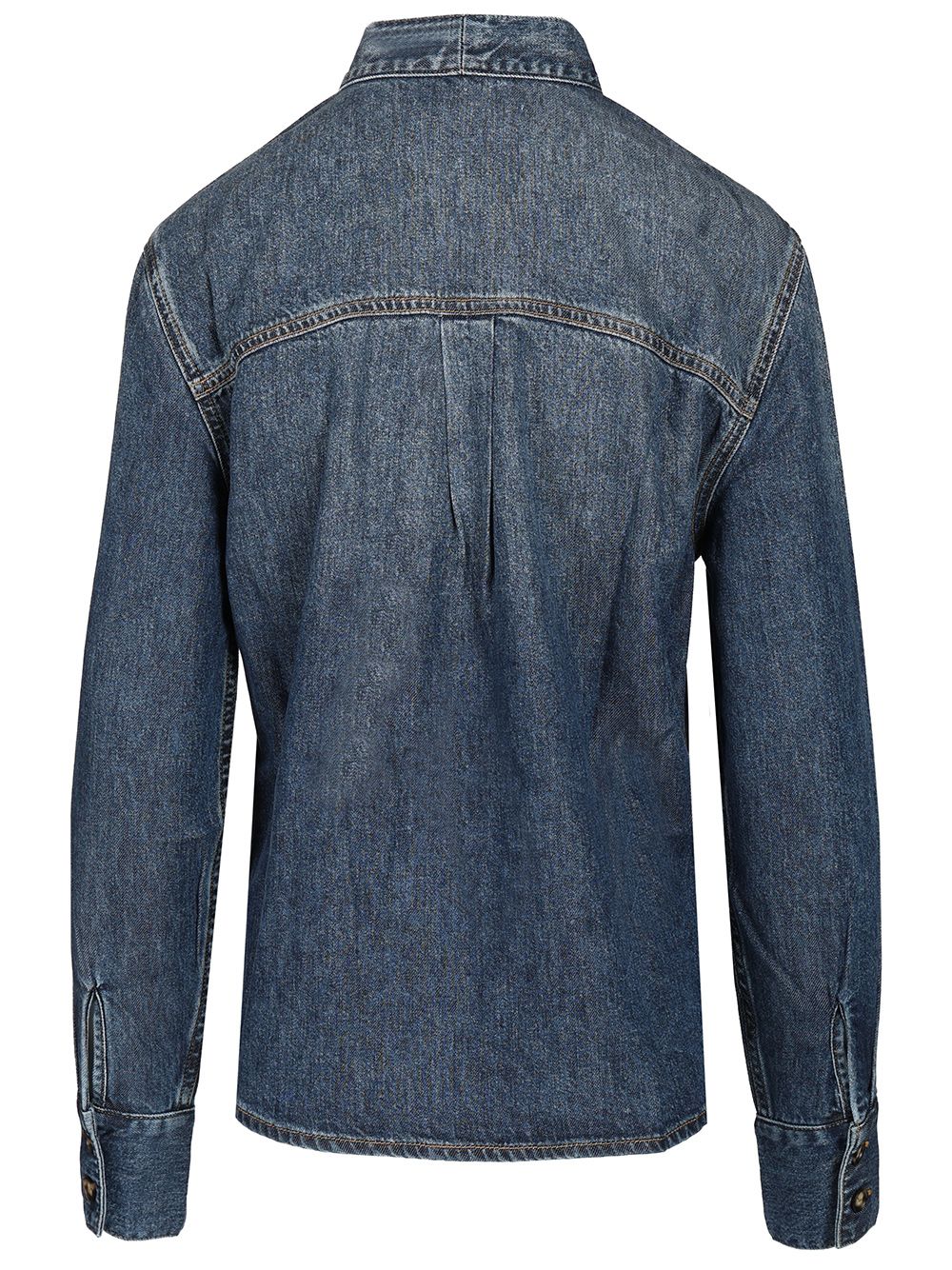 Self-Portrait Shirt With Bow Shirts - Blu | 336ff65e0ca707c409387f6f5f981d3af81ec2bd
