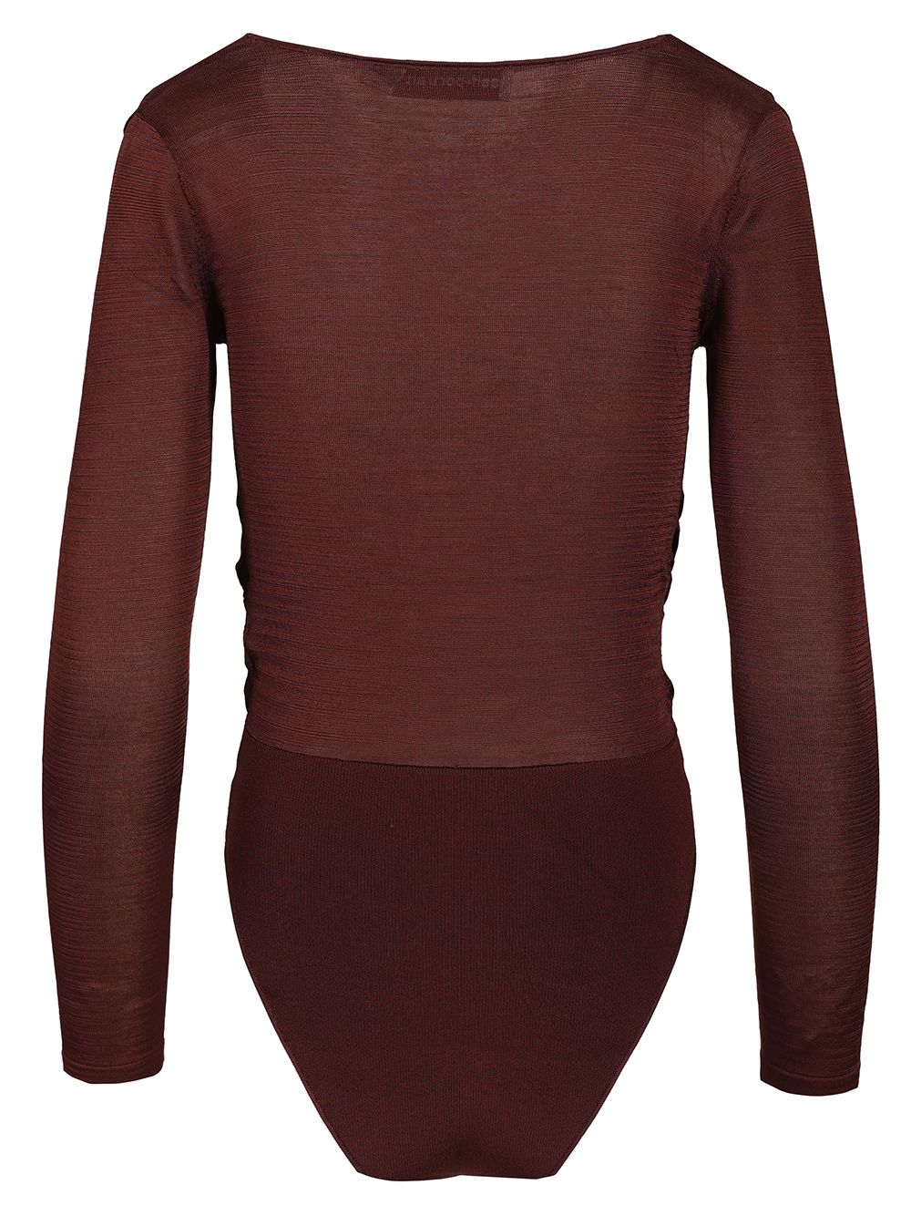 Self-Portrait Knitted Bodysuit Knitwear - Marrone | 1f93079fb192b588ebdb5271115f9689b0e5b804