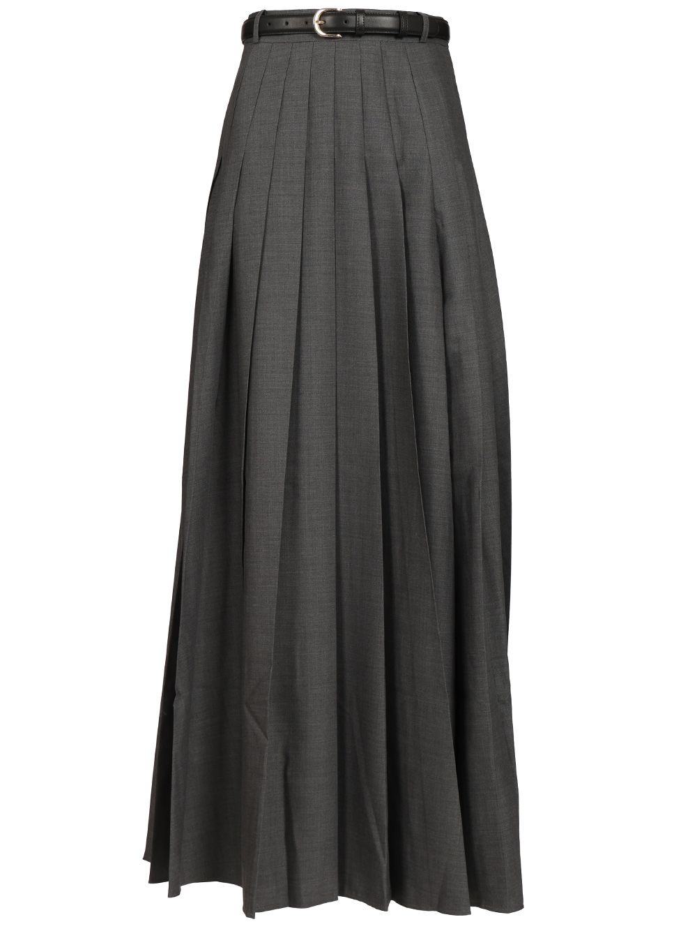 Self-Portrait Long Skirt Gonne - Grey | a1b28b38551c6446b9d241dbb1c1328d6bfb6670