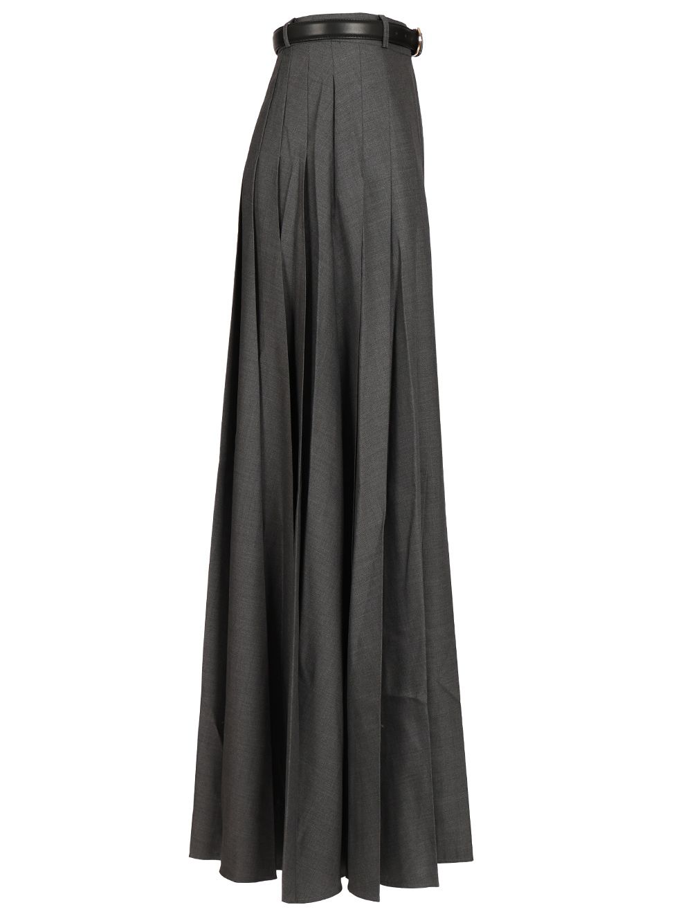 Self-Portrait Long Skirt Gonne - Grey | a9e3d991ac9810db02c919beb30a41da2273d101