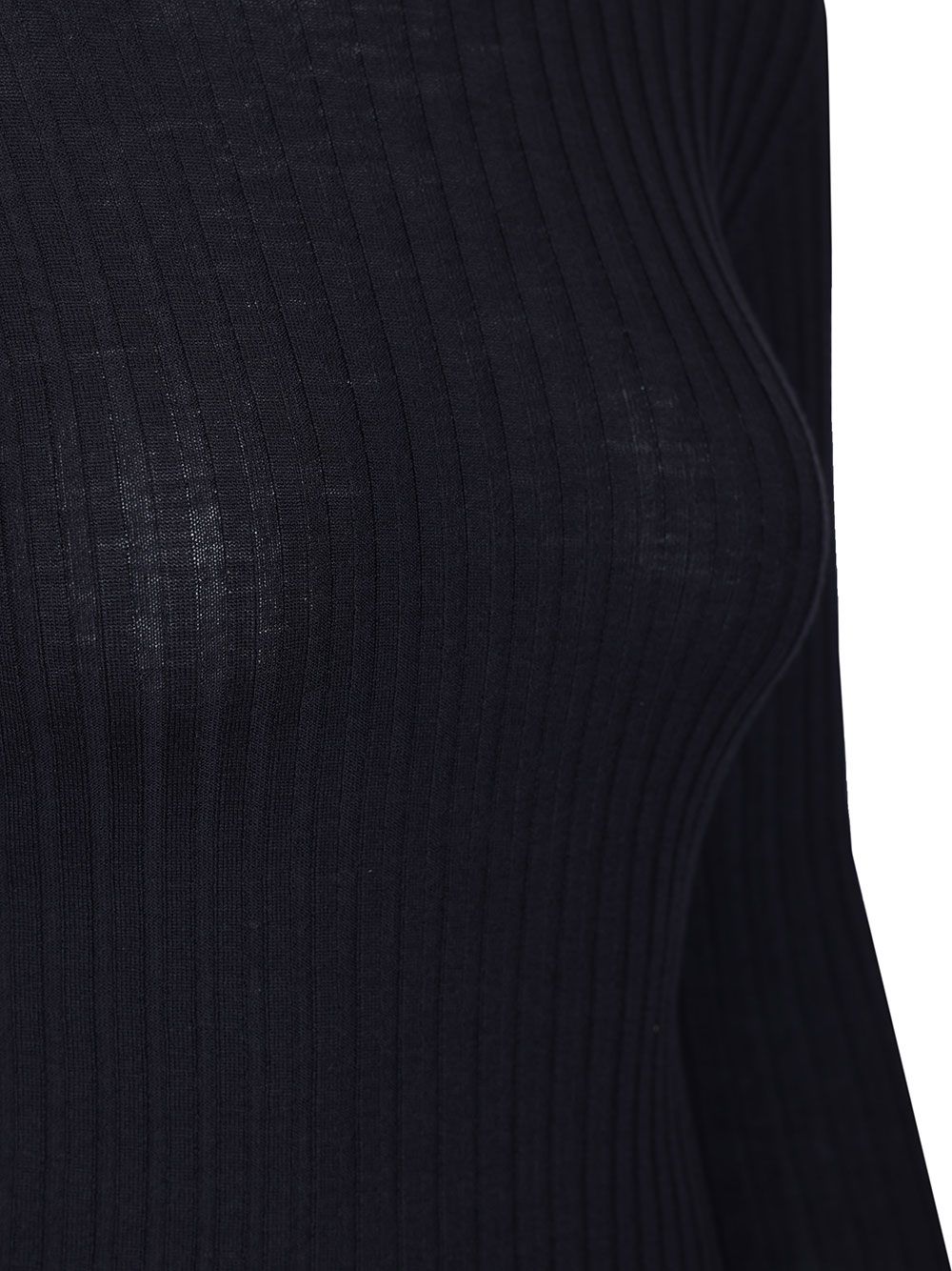 Balenciaga Ribbed Knit Sweater Knitwear - Blu | 5e3ff6b787311cb63bb30477cfb7e88f017a7c92