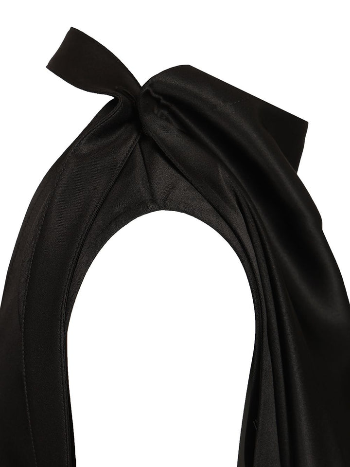 Bottega Veneta Top Silk Fluid Double Satin Top - Nero | d54aaef8880ad075d00d654e7c293432269b3916