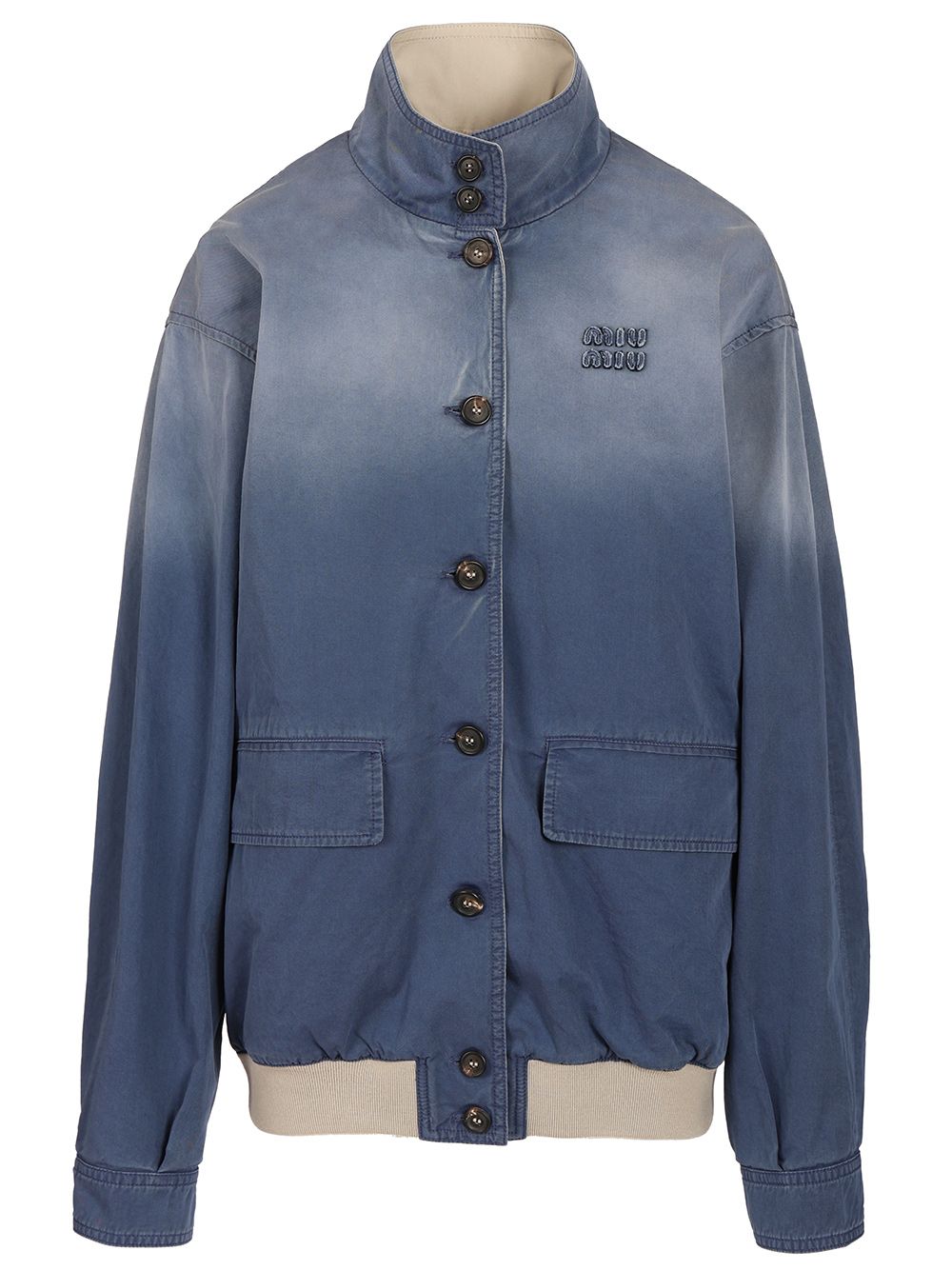 Miu Miu Washed Jacket Giacche - Multicolor | ffb80fee692a58d10a408b6b547ac5a35c271116