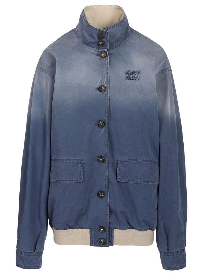 Miu Miu Washed Jacket Giacche - Multicolor | ffb80fee692a58d10a408b6b547ac5a35c271116