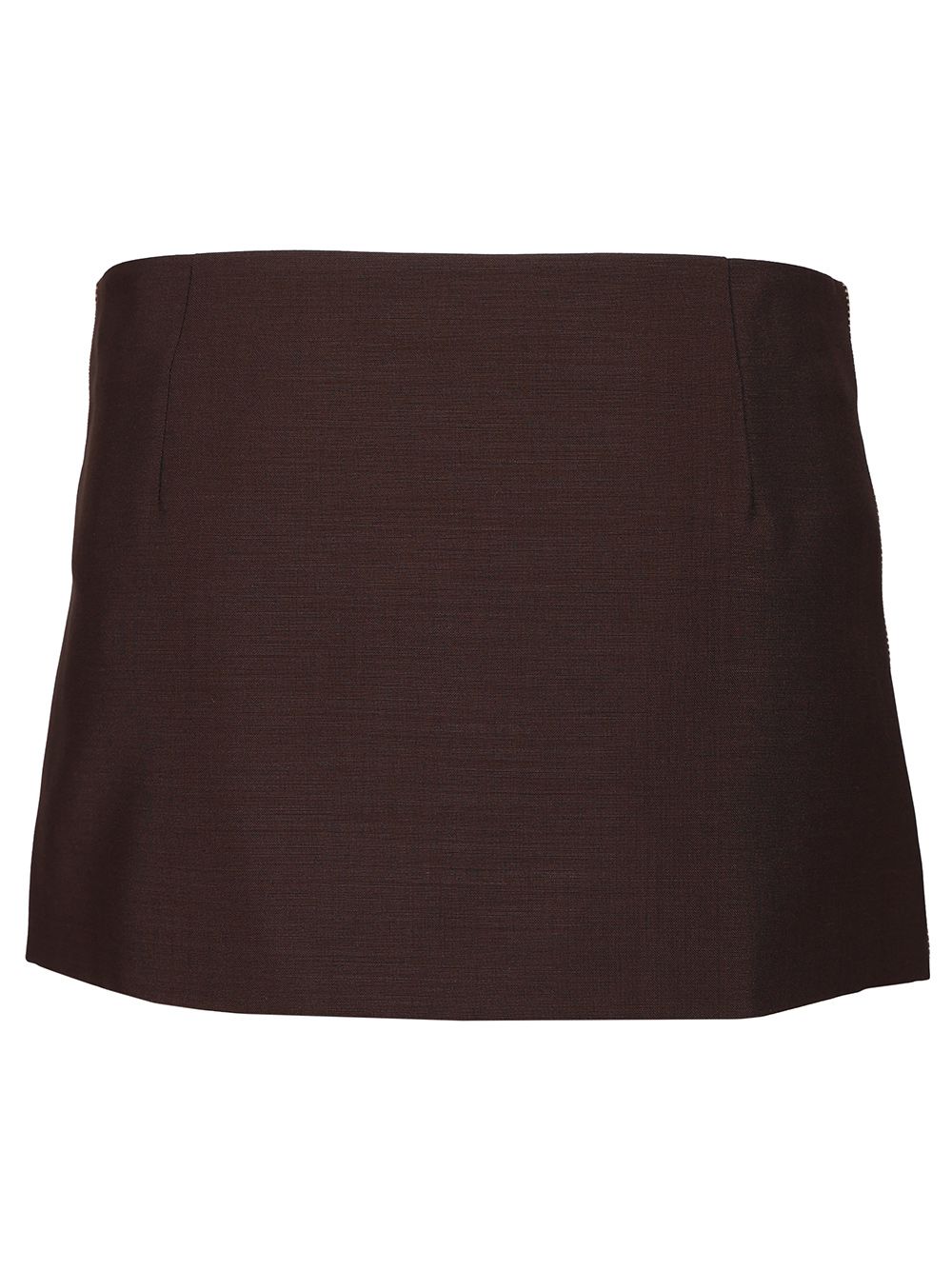 Miu Miu Sports Miniskirt Gonne - Marrone | 335c90832ce01ec75ea4bb0f4ea7dce49acdc03e