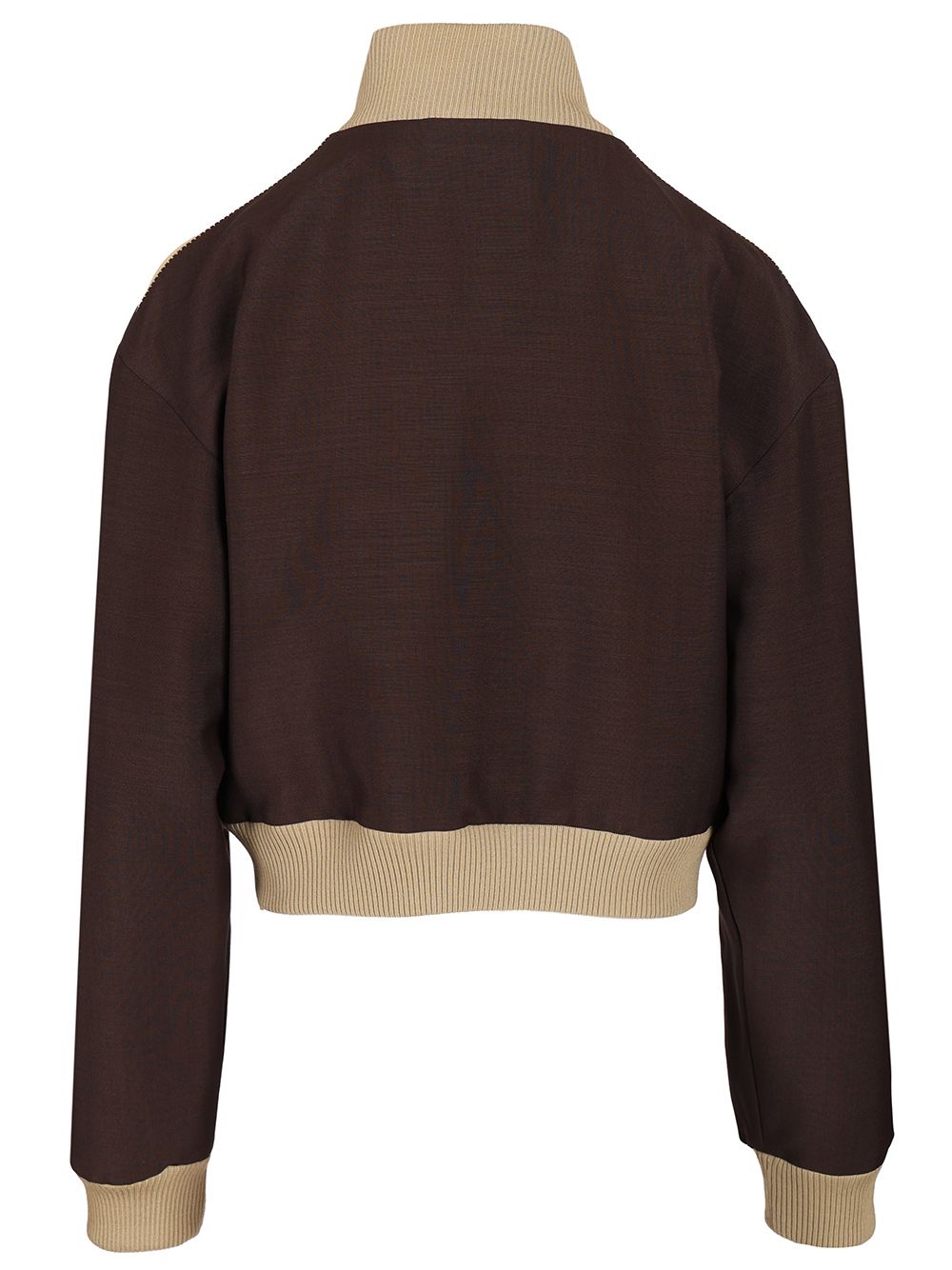 Miu Miu Blouson In Kid Mohair Giacche - Marrone | 126456ce3eb34de7cc2e79bd4a08a06b9dac0f0c