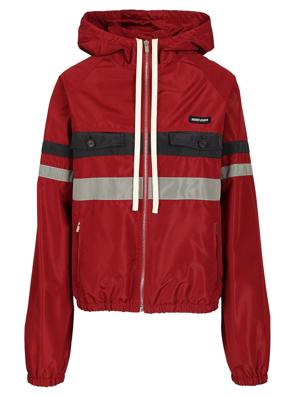 Blouson In Technical Canvas Giacche Rosso